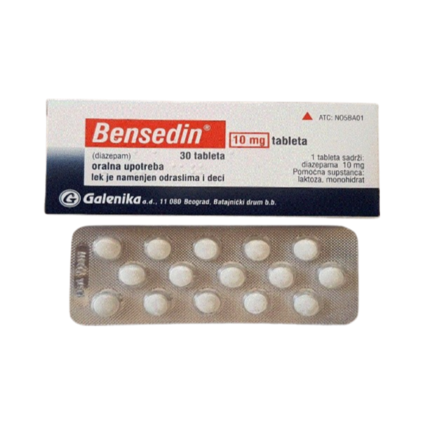 Bensedin Diazepam 10mg Tablets
